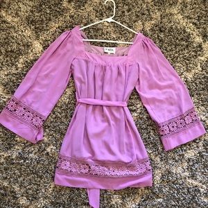 Sabo Skirt Women’s (Small) Bell Long Sleeve Dress